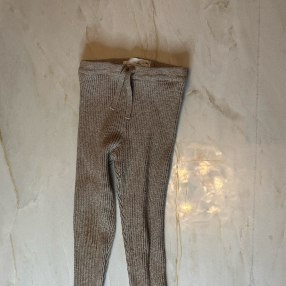 Zara Tan Leggings Soft Stretchy Bottoms